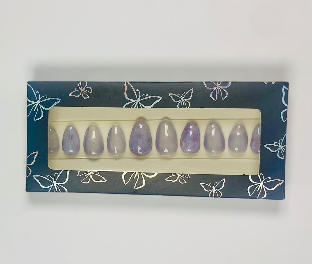 Clear Sky Press-On Nails