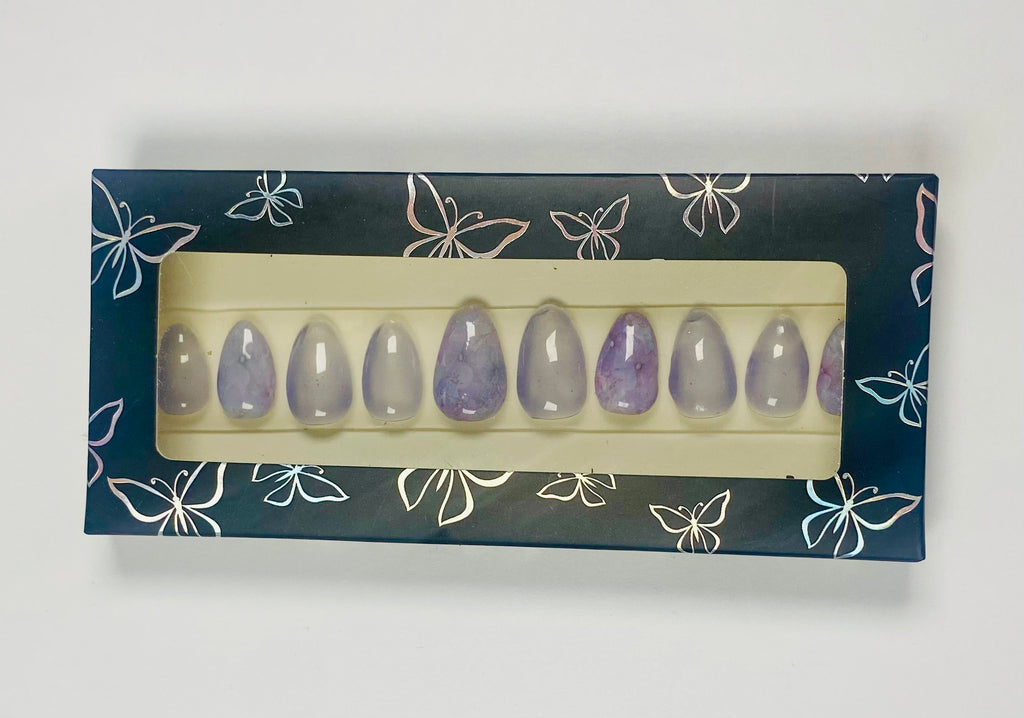 Clear Sky Press-On Nails