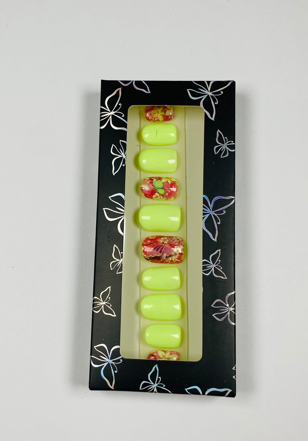 Light Forest Green Press-On Nails