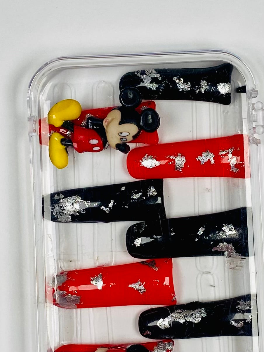 Mickey 2 Cool Press-On Nails