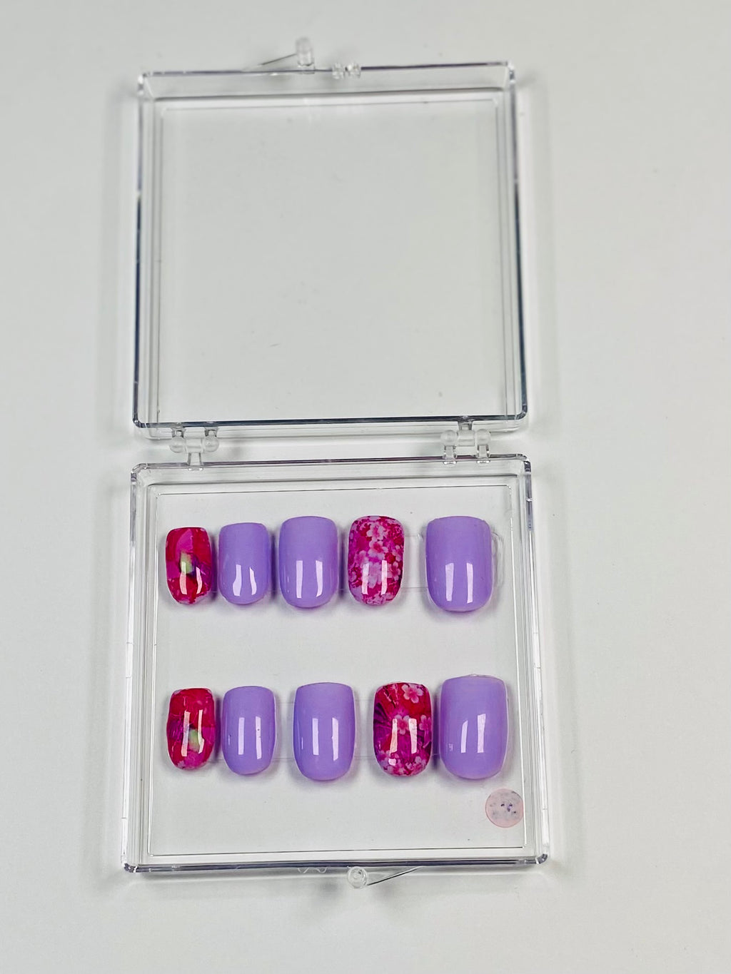 Purple Garden Press-On Nails