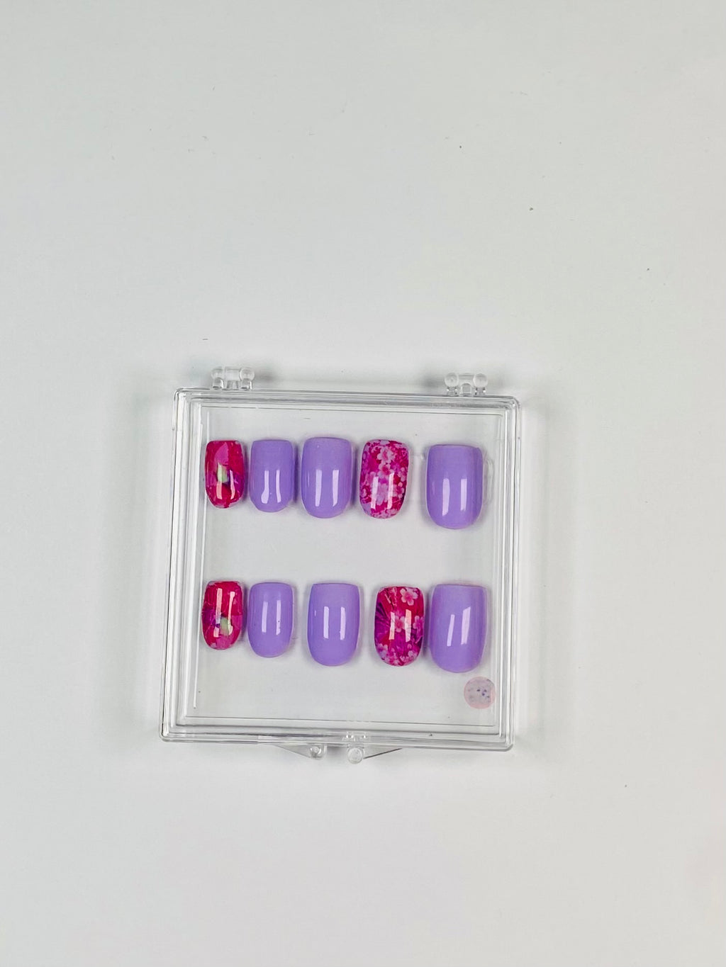 Purple Garden Press-On Nails