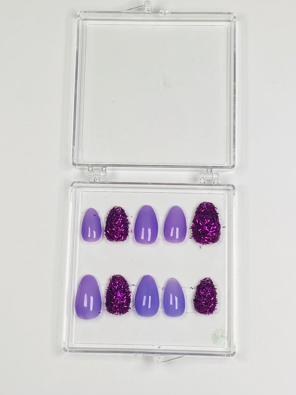 Raspberry Sprinkle Press-On Nails